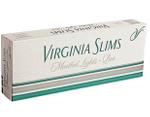 Virginia Slims Menthol Gold Pack Box